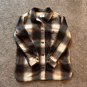 Old Navy Plaid Jacket L Tall